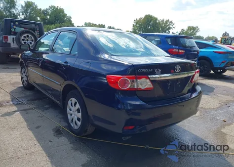2011 Toyota Corolla Le z USA, uszkodzony, nr VIN 2T1BU4EE3BC723195